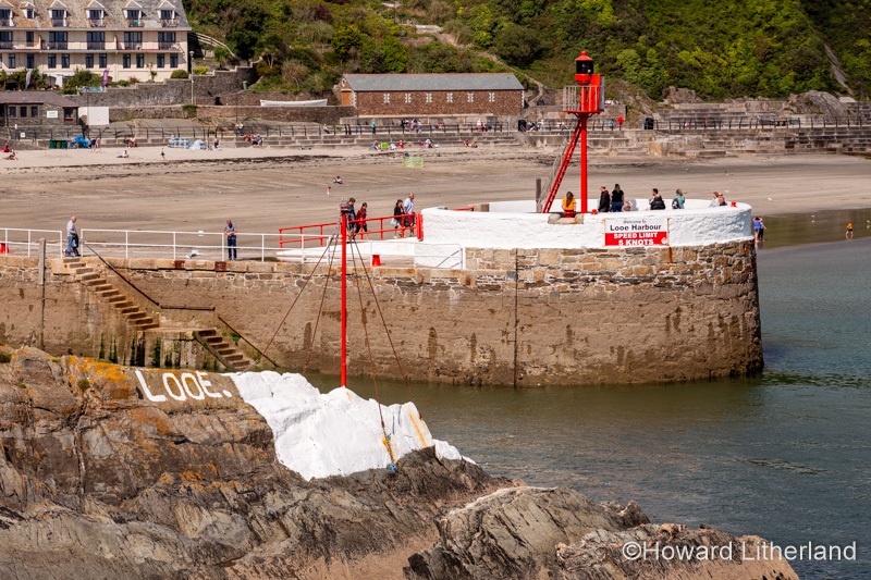 Boats in Looe harbour, Cornwall, England