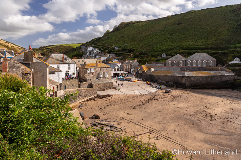 The old harbour at Port Isaac on the north Cornwall coast, England