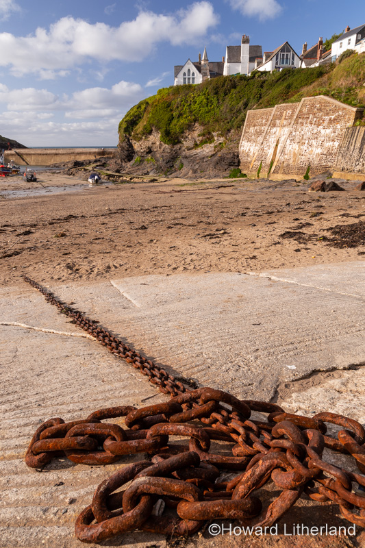 The old harbour at Port Isaac on the north Cornwall coast, England
