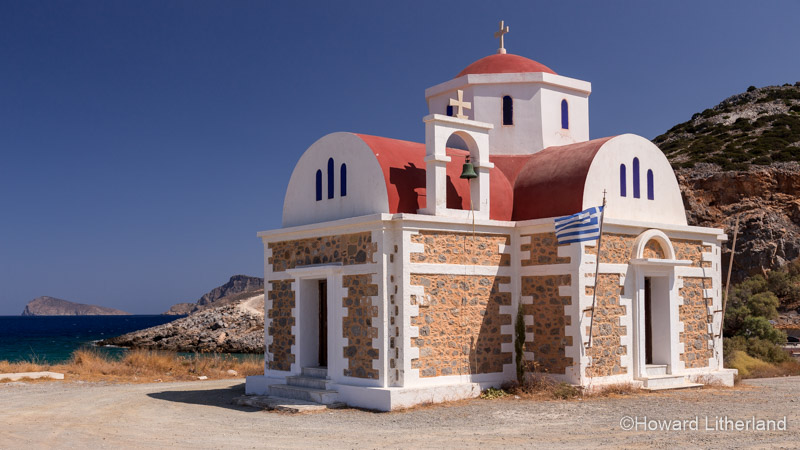 Greek orthodox church Agia Fotini on the north coast of Crete