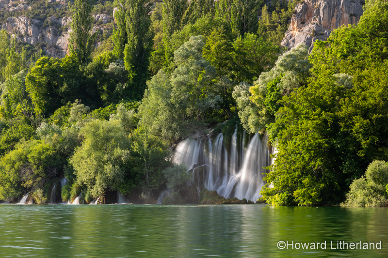 Roski Slap waterfall in the Krka National Park, Croatia