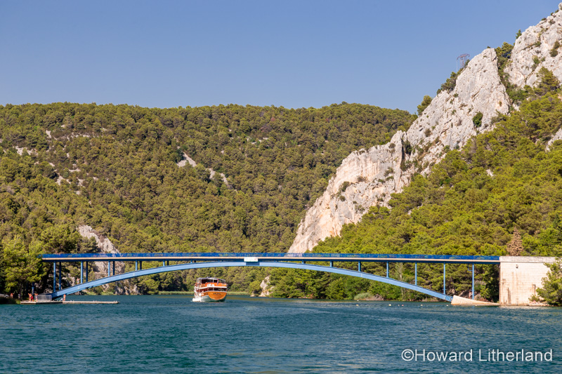 Bridge over the river Krka, Croatia