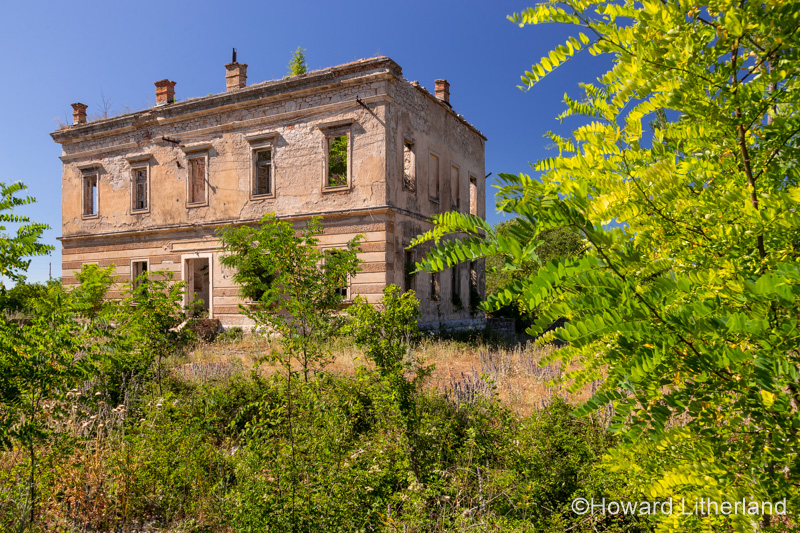 Derelict house at Vrbnik, Croatia