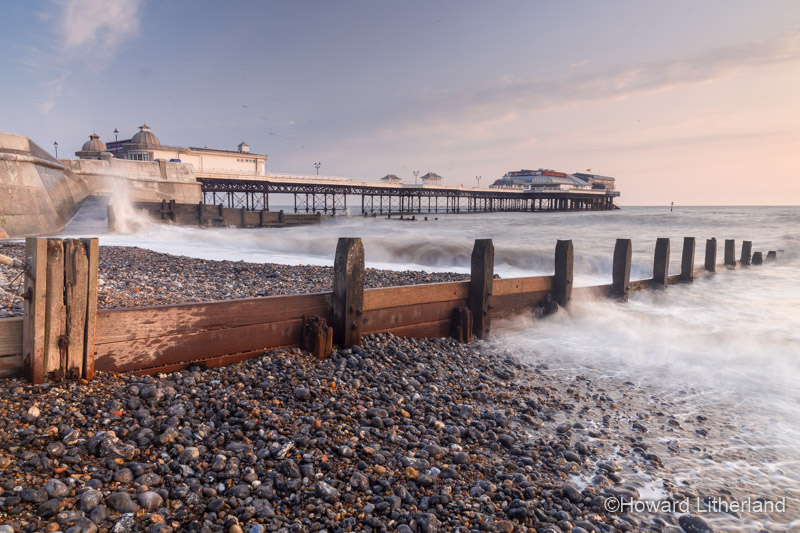 The Victorian pier at Cromer on the North sea coast of Norfolk, England