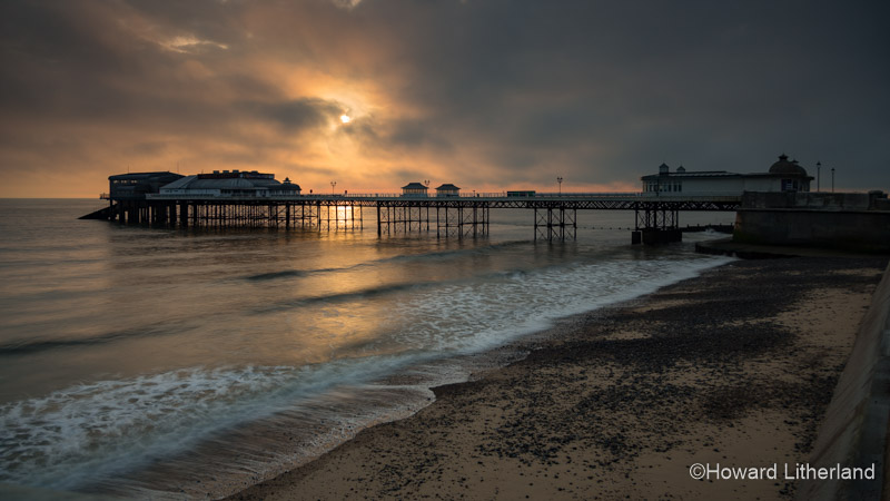 The Victorian pier at Cromer on the North Sea coast of Norfolk, England