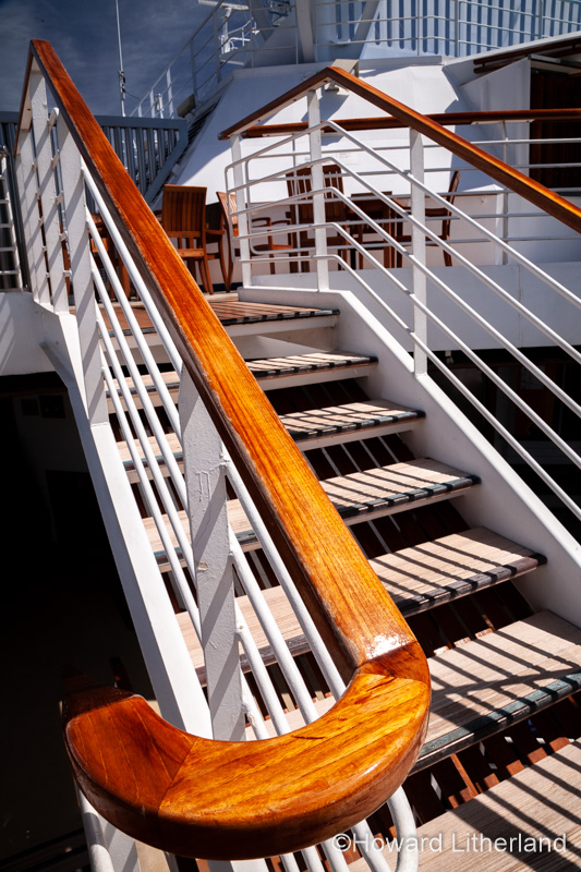 Steps on a cruise ship