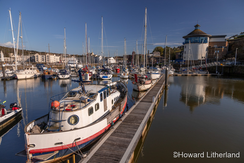 Boats in Whitehaven harbour, Cumbria, England