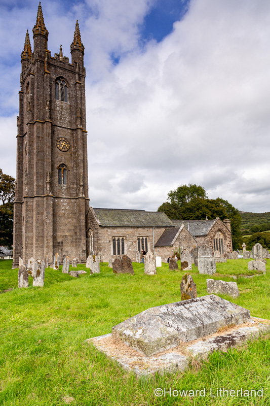 Parish church at Widecombe in the Moor, Dartmoor, Devon