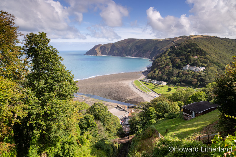 Lynmouth on the Atlantic coast of North Devon