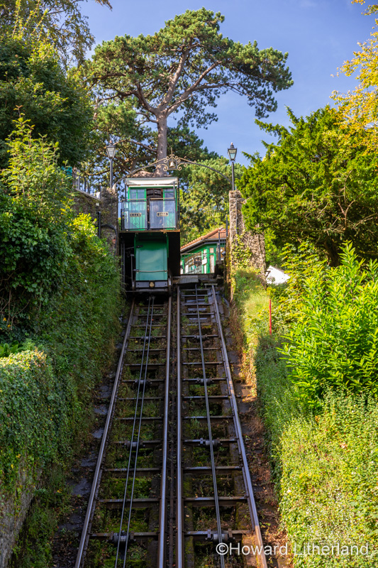 Cliff railway at Lynton on the North Devon coast