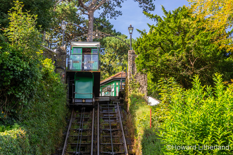 Cliff railway at Lynton on the North Devon coast