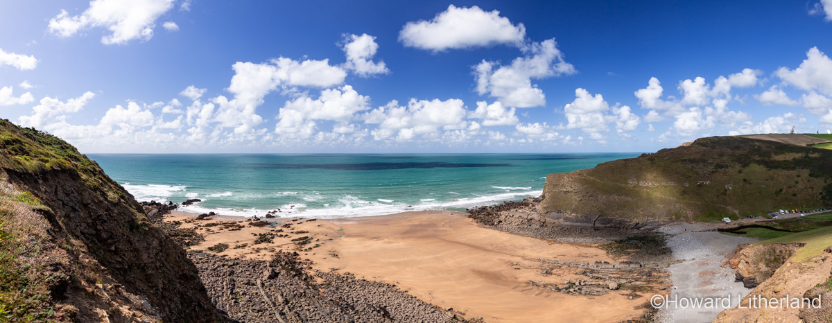 Atlantic coastline of North Cornwall at Duckpool