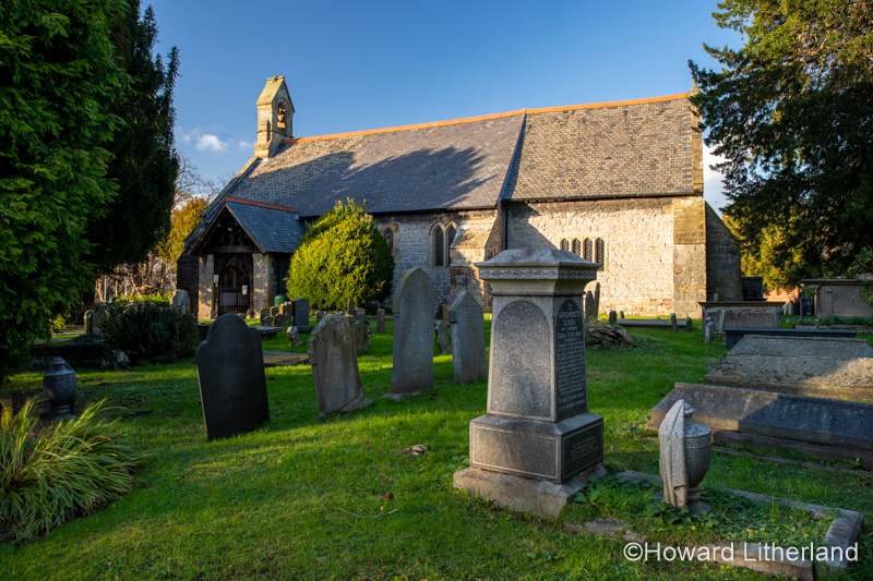 Dyserth parish church and graveyard, North Wales