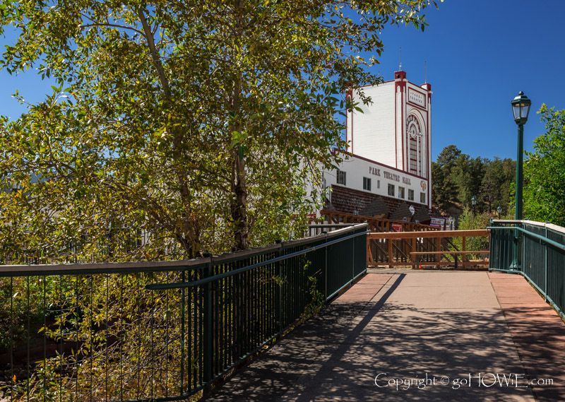 Historic Park Theatre in Estes Park, Colorado, U.S.A.