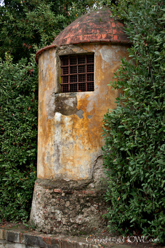 Small tower in the Boboli Gardens, Florence, Italy