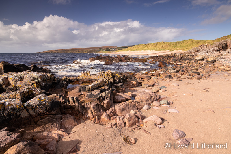 Big sand beach at Gairloch on the atlantic coast of Wester Ross, Scotland