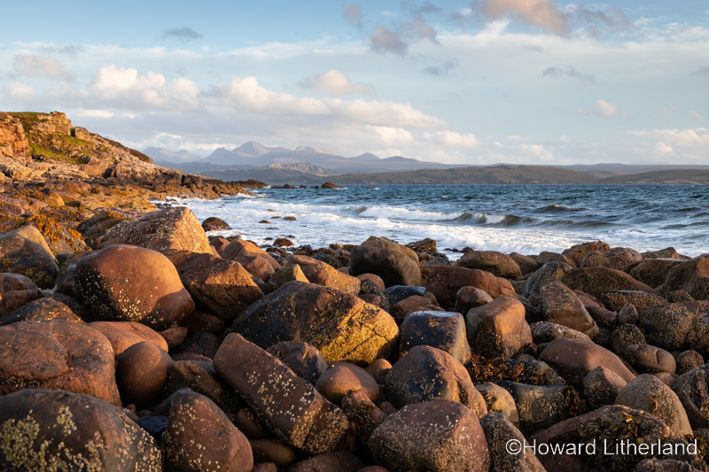 Big sand beach at Gairloch on the atlantic coast of Wester Ross, Scotland