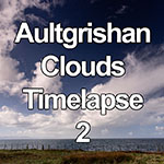 Time lapse of dramatic clouds over the Atlantic ocean from Scotland