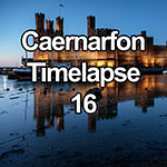 Time Lapse Video Of Nightfall Over Caernarfon Castle, North Wales