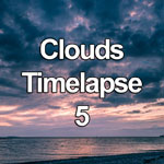 Time lapse video showing cloud movements at dusk over the Conwy estuary, North Wales