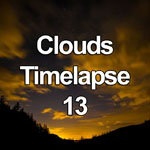 Time lapse video showing cumulus clouds at night over the Clwydian Range, North East Wales, underlit with light pollution from nearby towns