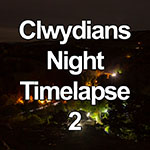 Time lapse of traffic at night at Loggerheads in North Wales