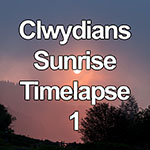 Time lapse video of sunrise through fog in the Clwydian Range Area of Outstanding Natural Beauty (AONB), North Wales