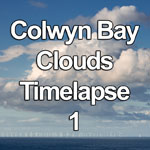 Time lapse video of summer cumulus clouds over the turbines of the Colwyn Bay wind farm, North Wales coast