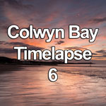 Time lapse video showing colourful clouds at sunset over Colwyn Bay on the North Wales coast