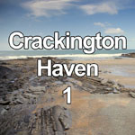 This video features the sandy beach at low tide at Crackington Haven near Bude on the north Cornish coast, England