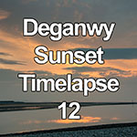 Time lapse of dusk over the Conwy Estuary from Deganwy on the North Wales coast