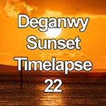 Time lapse of sunset over the Irish sea from Deganwy, North Wales
