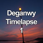 Timelapse video of dusk falling over the Irish Sea, viewed from Deganwy on the North Wales coast