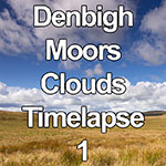 Time lapse video of cumulus clouds over Denbigh moor, North Wales