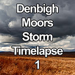 Time Lapse Video Of Rainstorm Over The Denbigh Moors, North Wales
