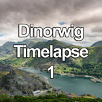 Time lapse video showing clouds and sunlight passing over the abandoned slate quarry, Llyn Peris and Snowdon in the Snowdonia National Park, North Wales