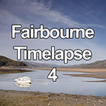 Time lapse of incoming tide at Fairbourne on the welsh coast