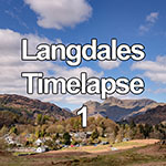 Time lapse video of clouds over the Langdale Pikes, Lake District, England