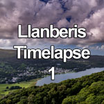 Time lapse video showing clouds and sunlight passing over the town of Llanberis and Llyn Padarn in the Snowdonia National Park, North Wales