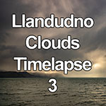 Time lapse of storm clouds over the North Wales coast