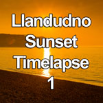 Time lapse video showing sunset and incoming tide at Llandudno on the North Wales coast