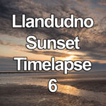 Time lapse video showing delicate clouds over the North Wales coast at sunset, as seen from the West Shore at Llandudno