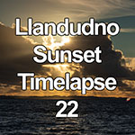 Time lapse of sunset over the Irish Sea from Llandudno, North Wales