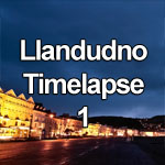 Timelapse video of Llandudno promenade