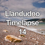 Time lapse video showing the play of clouds and sun over the beach and Great Orme at Llandudno on the North Wales coast