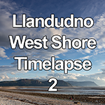 Time lapse of evening clouds over the North Wales coast from Llandudno