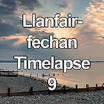 Time lapse video of clouds at dusk at Llanfairfechan on the North Wales coast