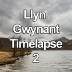 Time lapse video showing stormy clouds over the waters of Llyn Gwynant in the Snowdonia National Park, North Wales