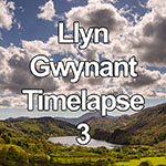 Time lapse of summer clouds over Llyn Gwynant, Snowdonia, North Wales