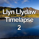 Time lapse video of summer clouds blowing over the waters of Llyn Llydaw, Snowdon, Crib Goch and the surrounding peaks of the Snowdonia National Park in North Wales
